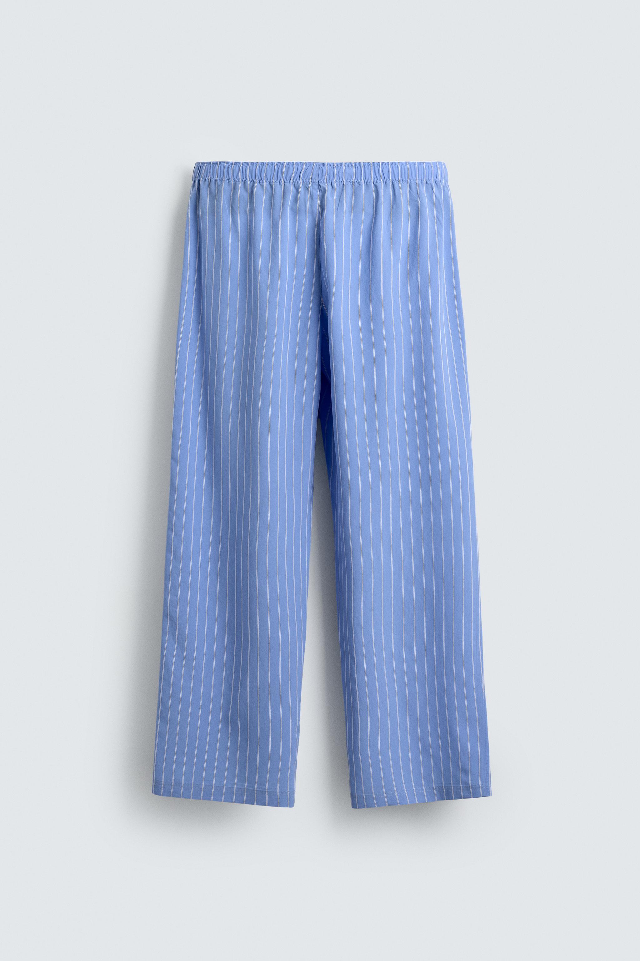 REGULAR FIT STRIPED PANTS