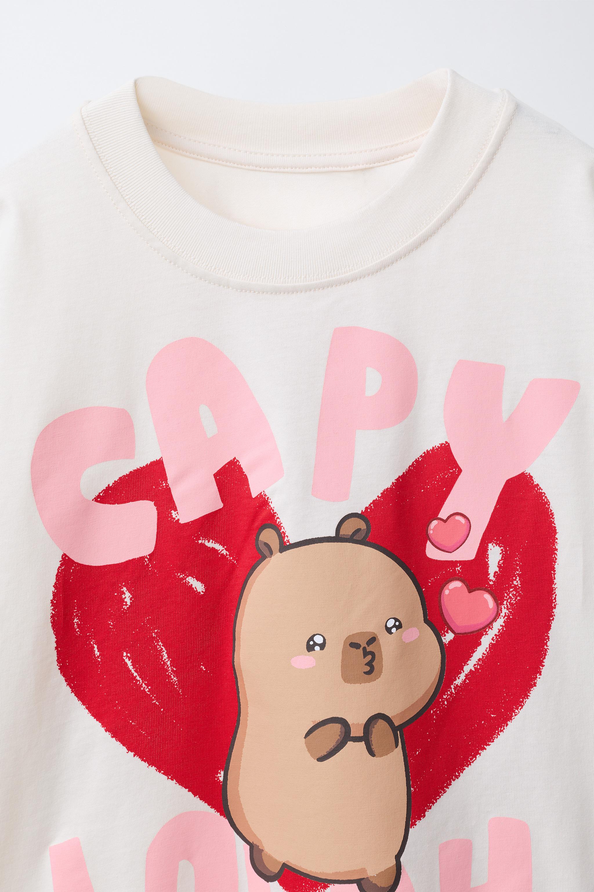 CAPYBARA CAPYFUN © T-SHIRT - Sand | ZARA South Africa