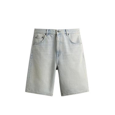 BERMUDA DENIM RELAXED FIT - Azul claro de Zara