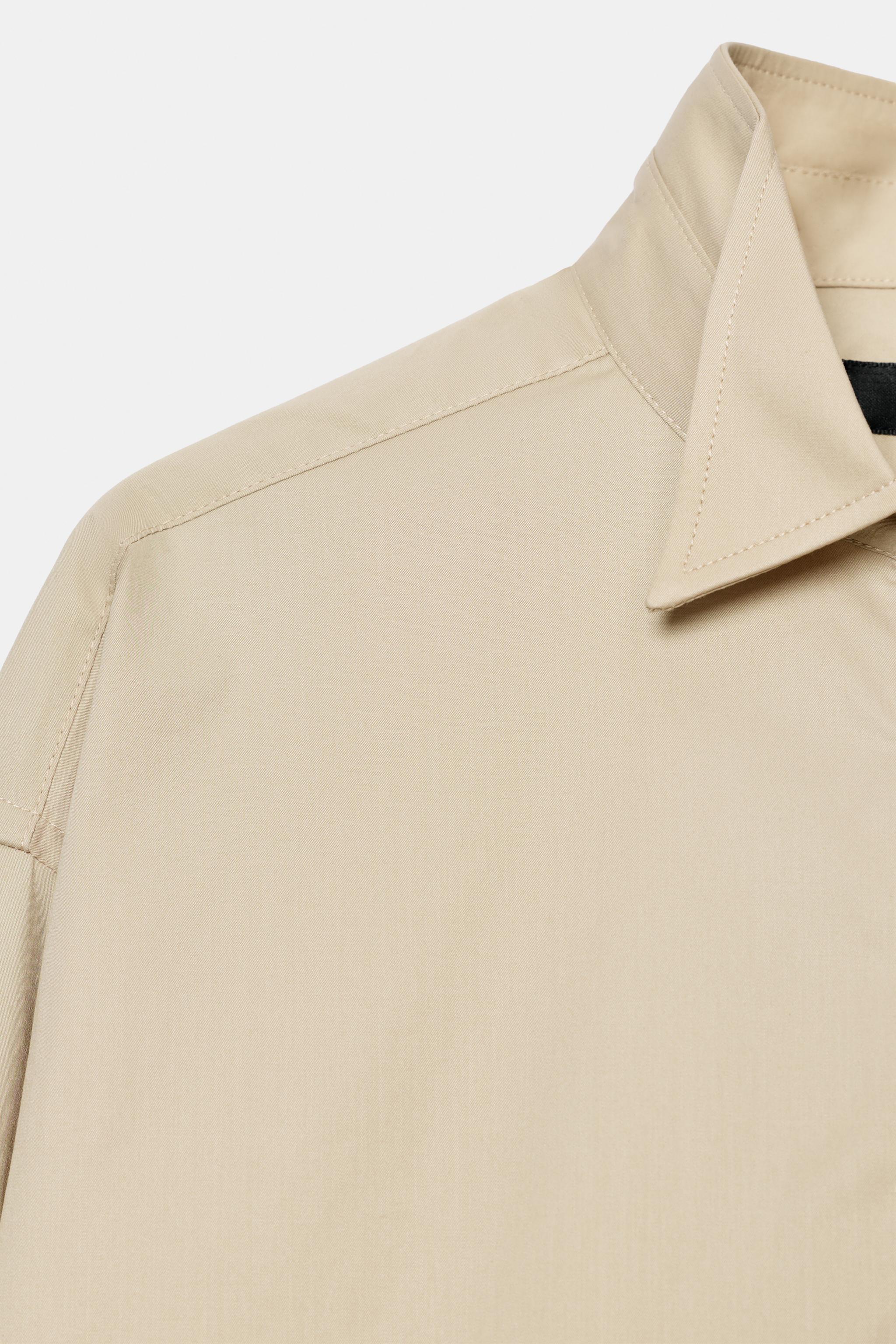 ZW COLLECTION TUXEDO COLLAR SHIRT