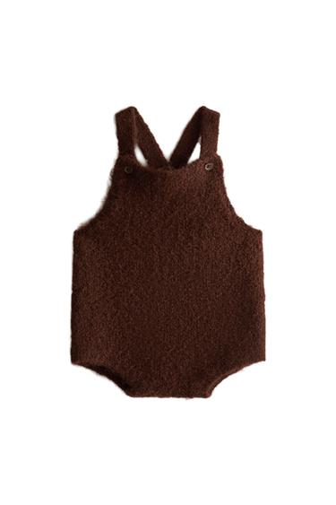 Zara BABY ALPACA DUNGAREES - Chocolate brown