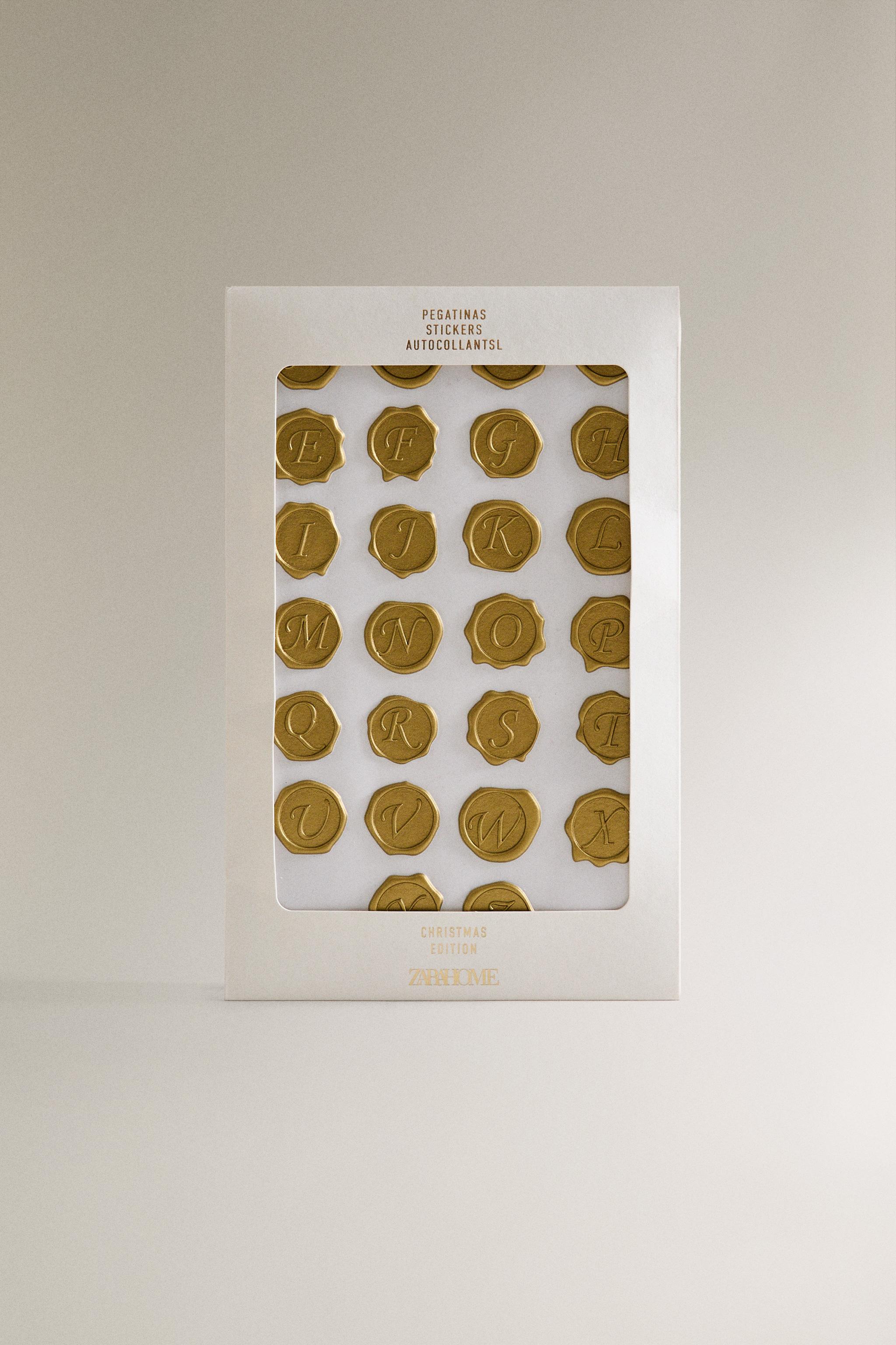 LOT AUTOCOLLANTS LETTRES SCEAUX NOËL (LOT DE 78)