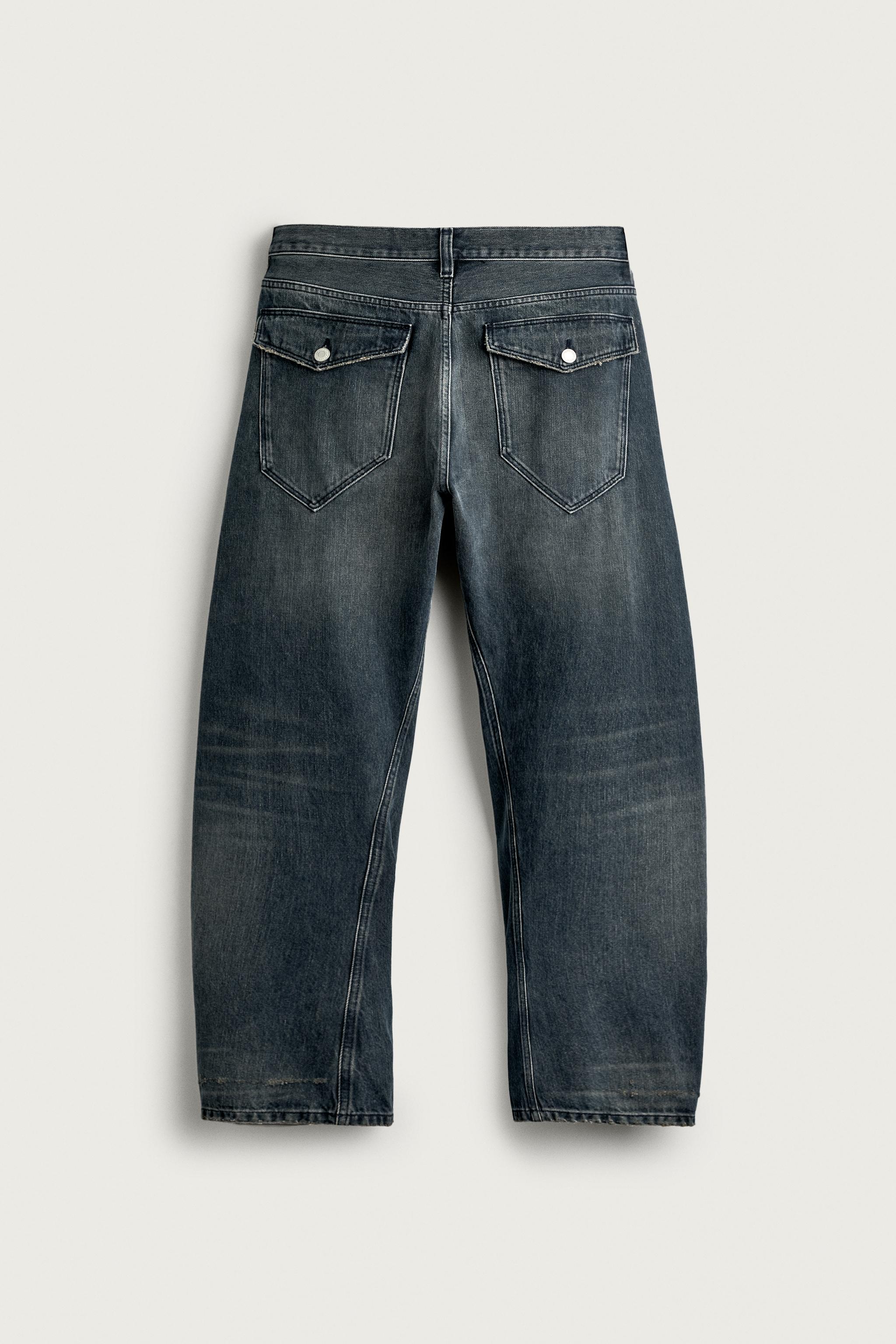 JEANS LOOSE FIT COSTURA GIRADA
