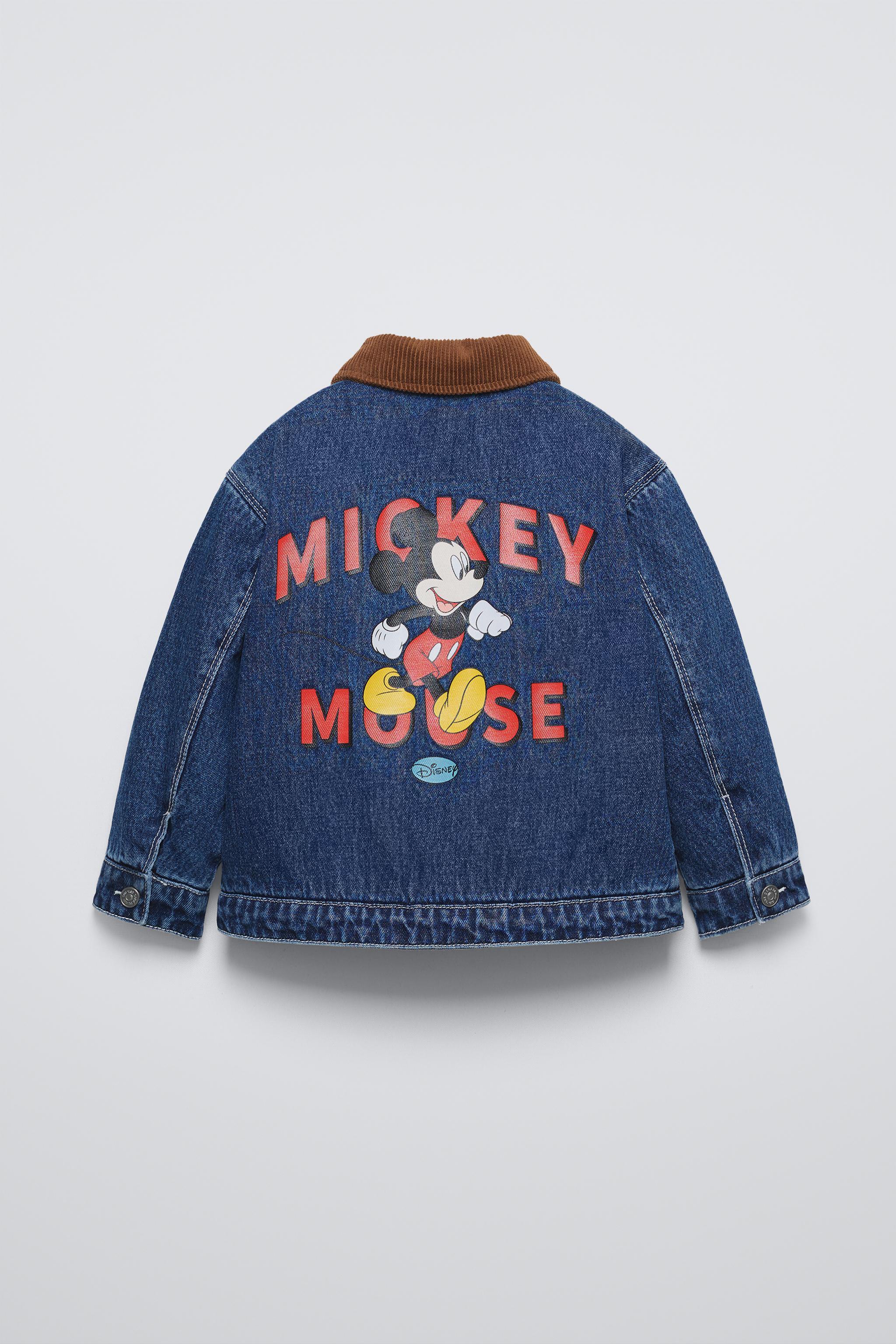 Mens mickey shops mouse denim jacket