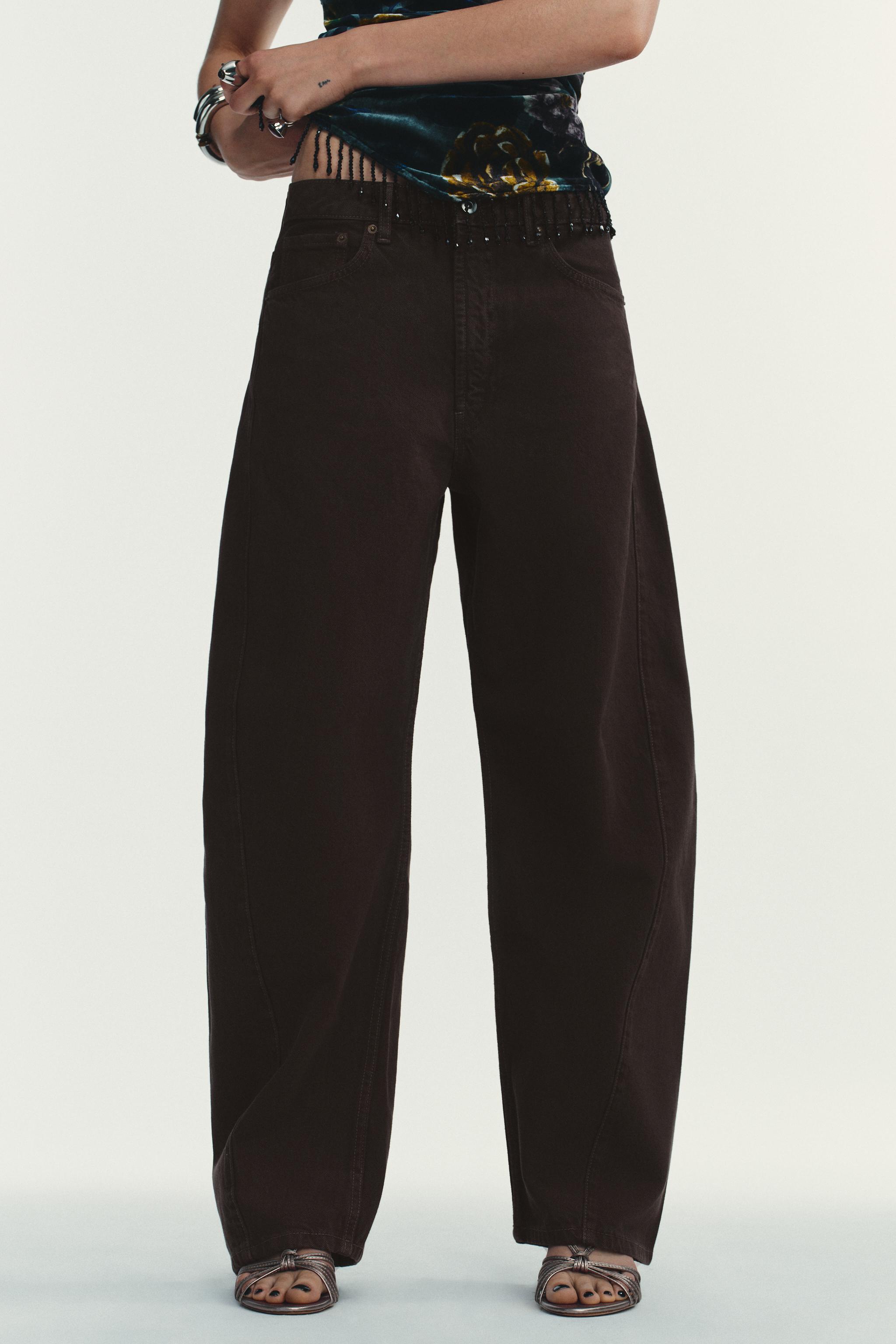 JEAN TRF BAGGY BARREL TAILLE NORMALE