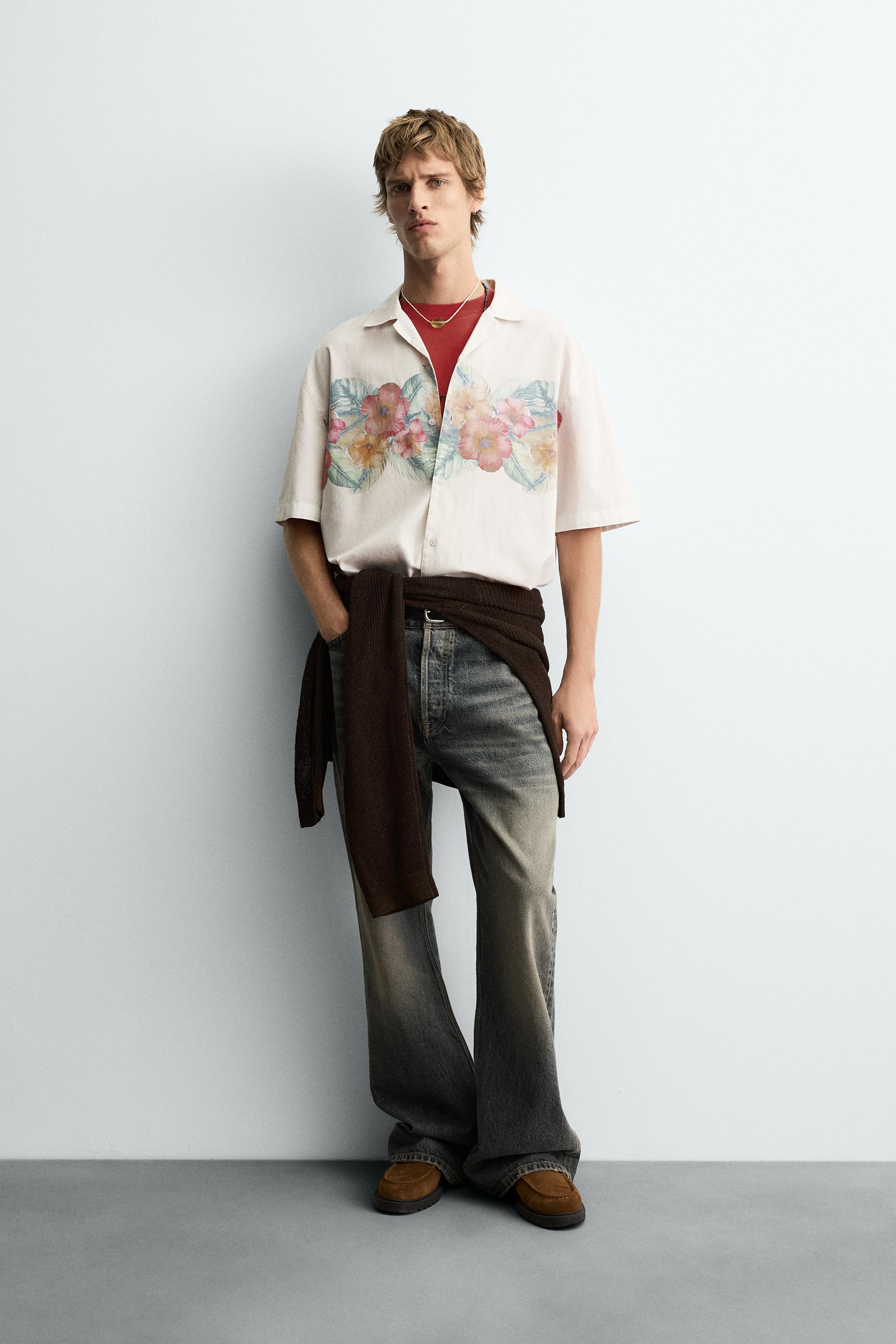 フラワー柄シャツ | メンズ | 最新コレクション | ZARA 日本