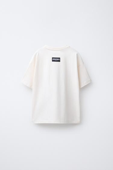 T-SHIRT IMPRIMÉ MINECRAFT © MOJANG AB. ™ - Écru clair de Zara - Image 1