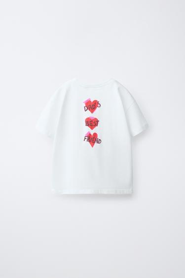 RAISED PRINT T-SHIRT - White by Zara