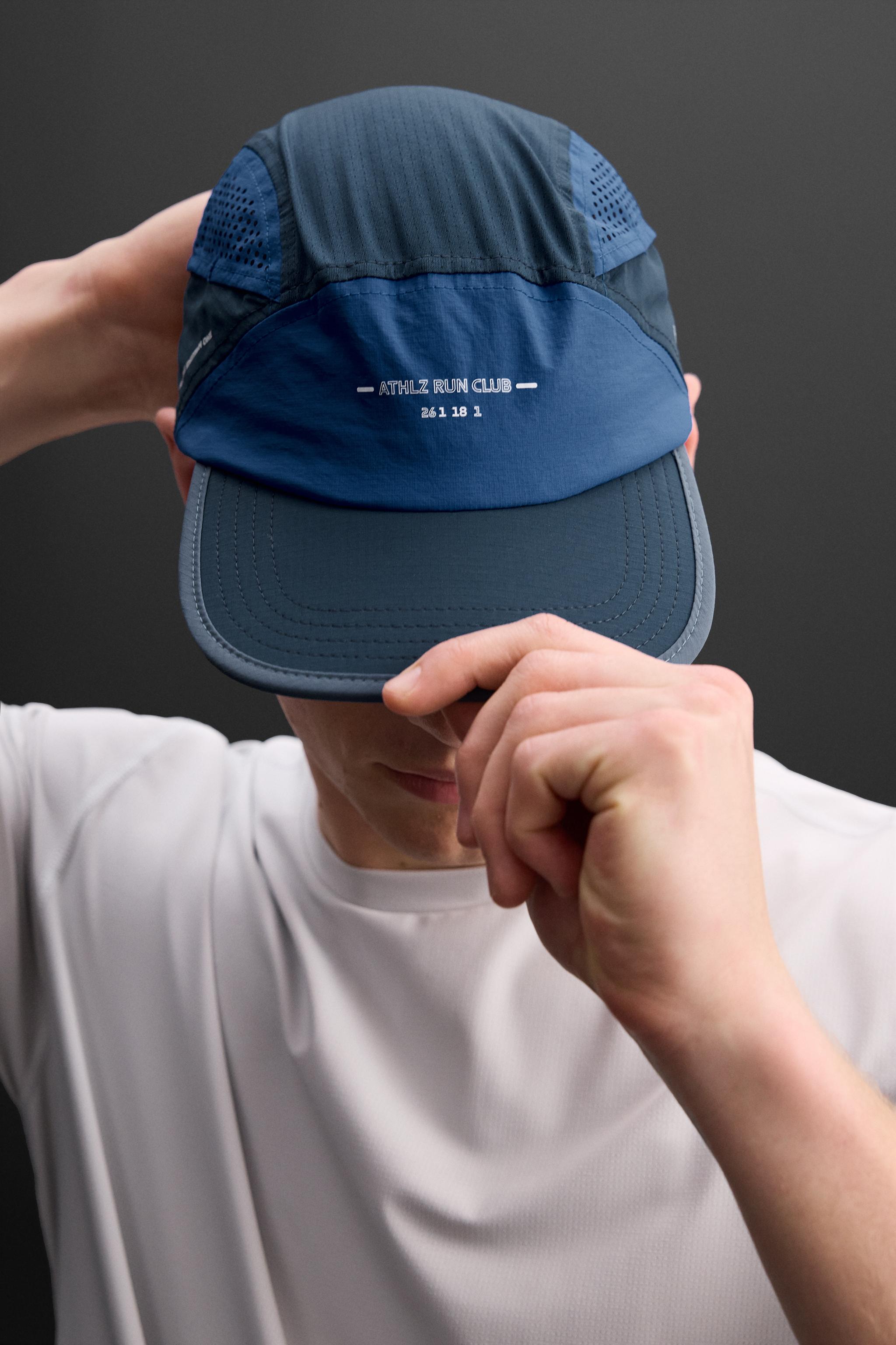 COLOR BLOCK RUNNING CAP - Blue | ZARA Canada