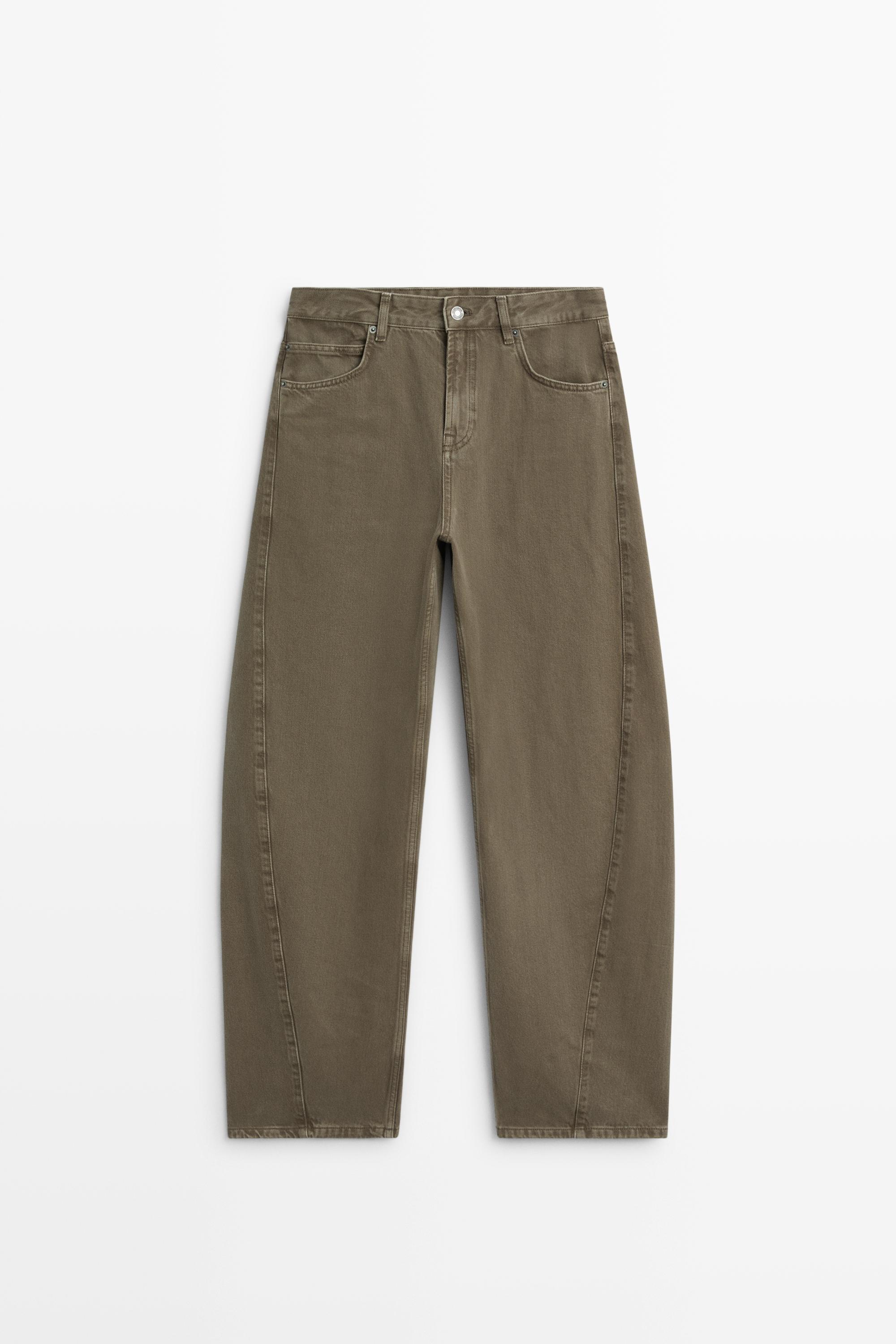 Jean barrel fit taille moyenne
