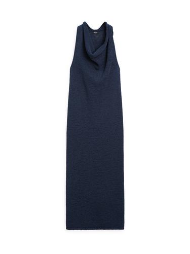 Robe midi en maille à encolure drapée - 452 de Zara