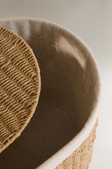 HAMPER CHEST WITH LID - Light beige by Zara - Image 2