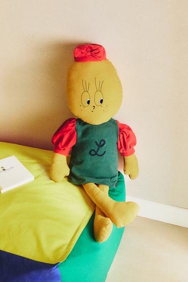 KIDS' LIMONCELLA X THE ANIMALS OBSERVATORY XL SOFT TOY - Yellow by Zara - Image 4