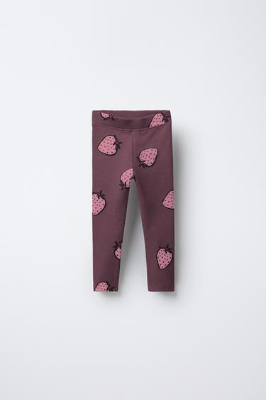 LEGGING ESTAMPADO - Granate de Zara - Imagen 0