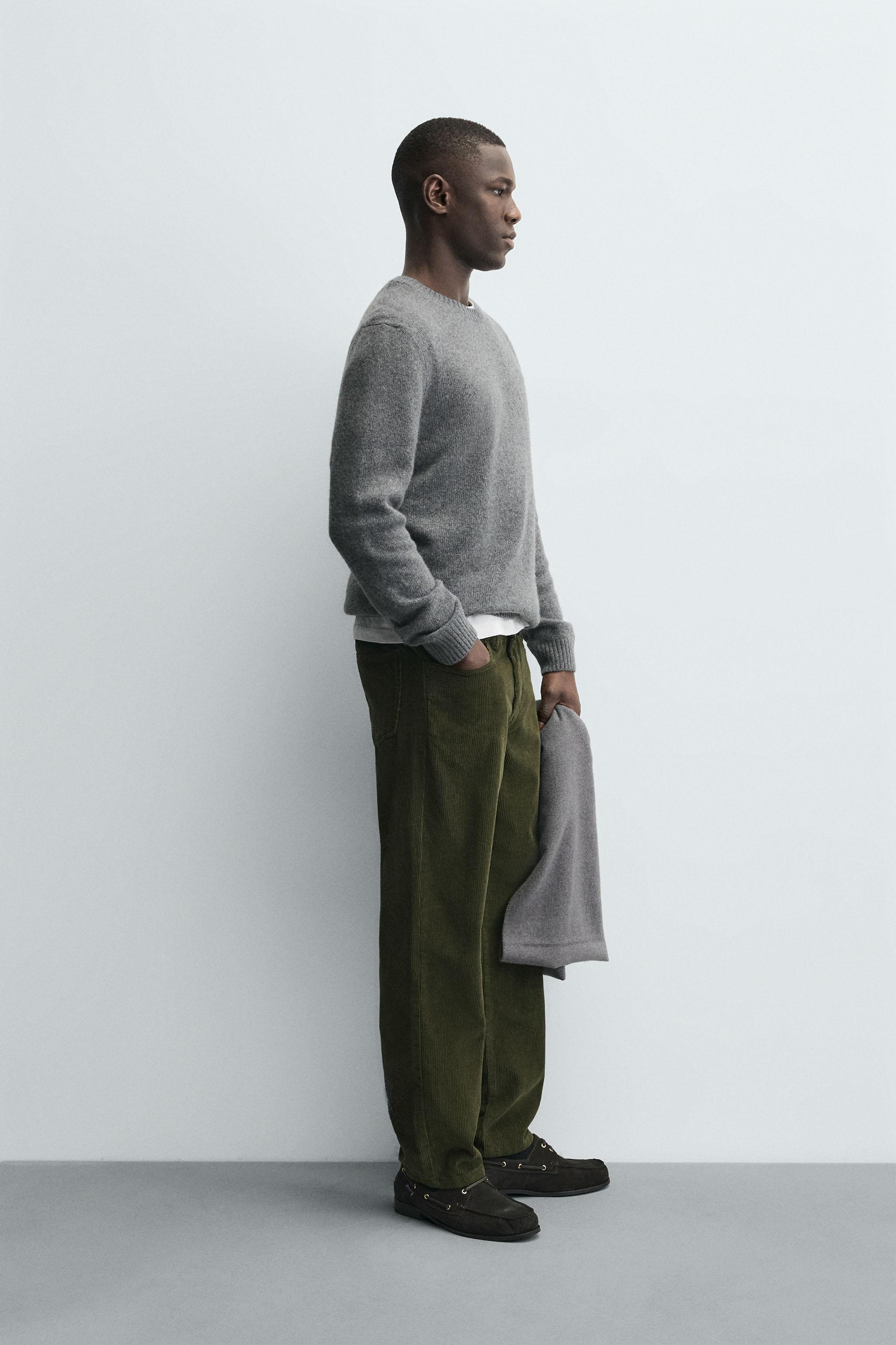 REGULAR FIT WOOL BLEND SWEATER