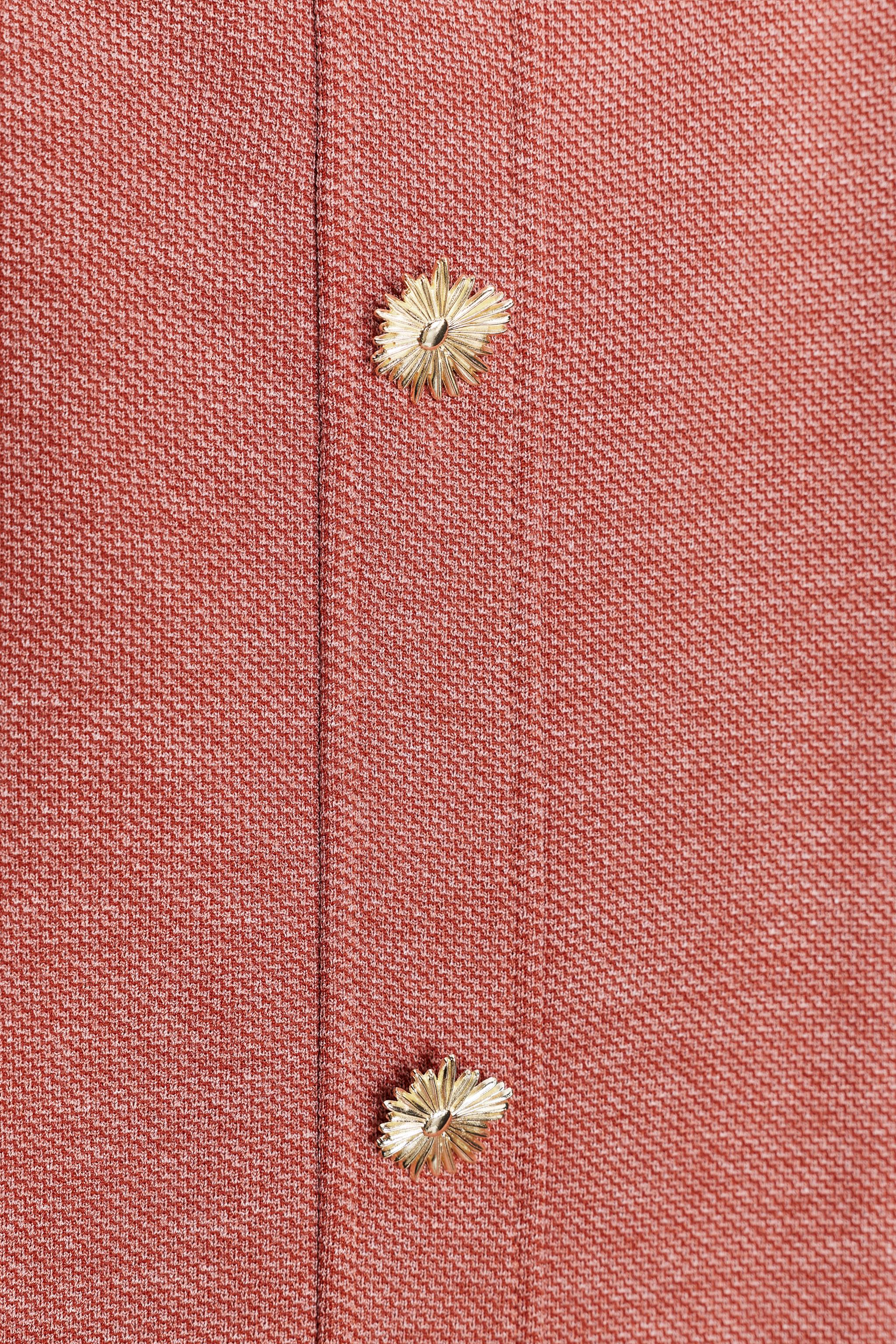 BUTTONED PIQUÉ DRESS