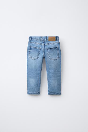 Zara COMFORT STRAIGHT JEANS - Blue