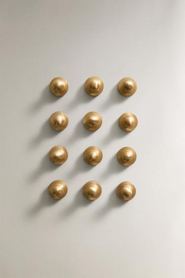 MESSING-MAGNETE (12ER-PACK) - Gold von Zara
