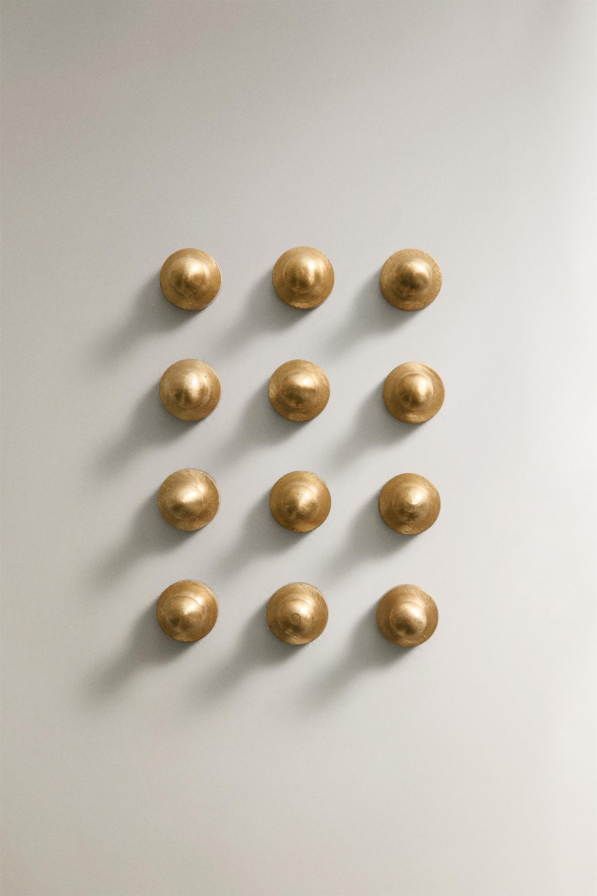 BRASS MAGNETS (SET OF 12)