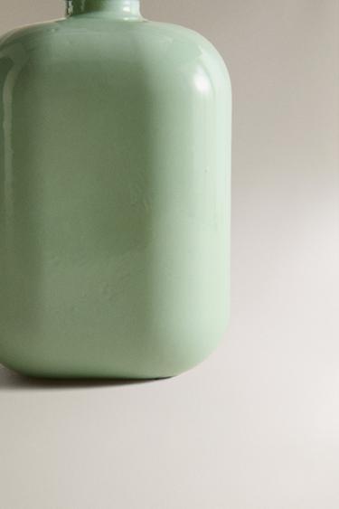 JADE GREEN GLASS SOAP DISPENSER - Sea green by Zara - Image 3