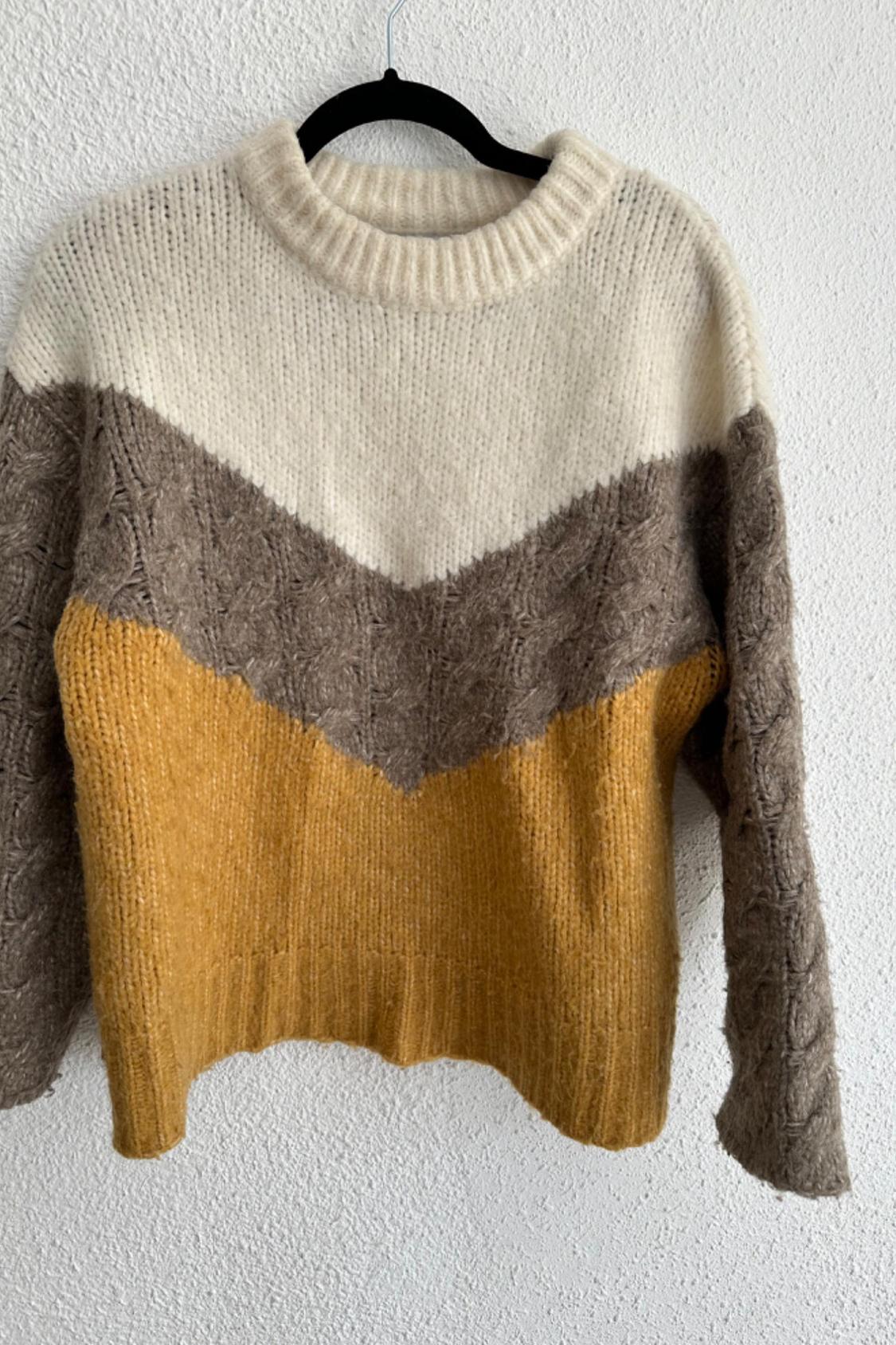 COLOUR BLOCK SWEATER