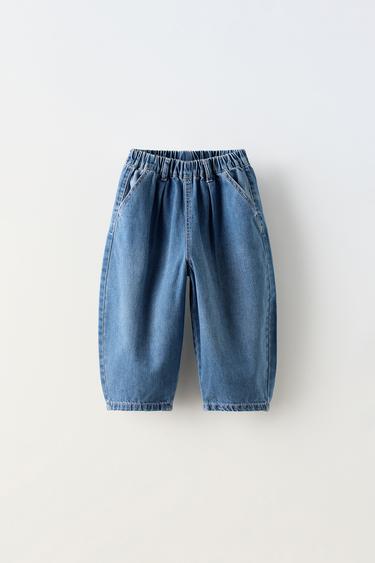 BALLOON-FIT JEANS - Blue by Zara - Image 0