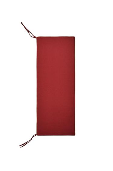 CONTRAST BENCH SEAT CUSHION - Reddish by Zara