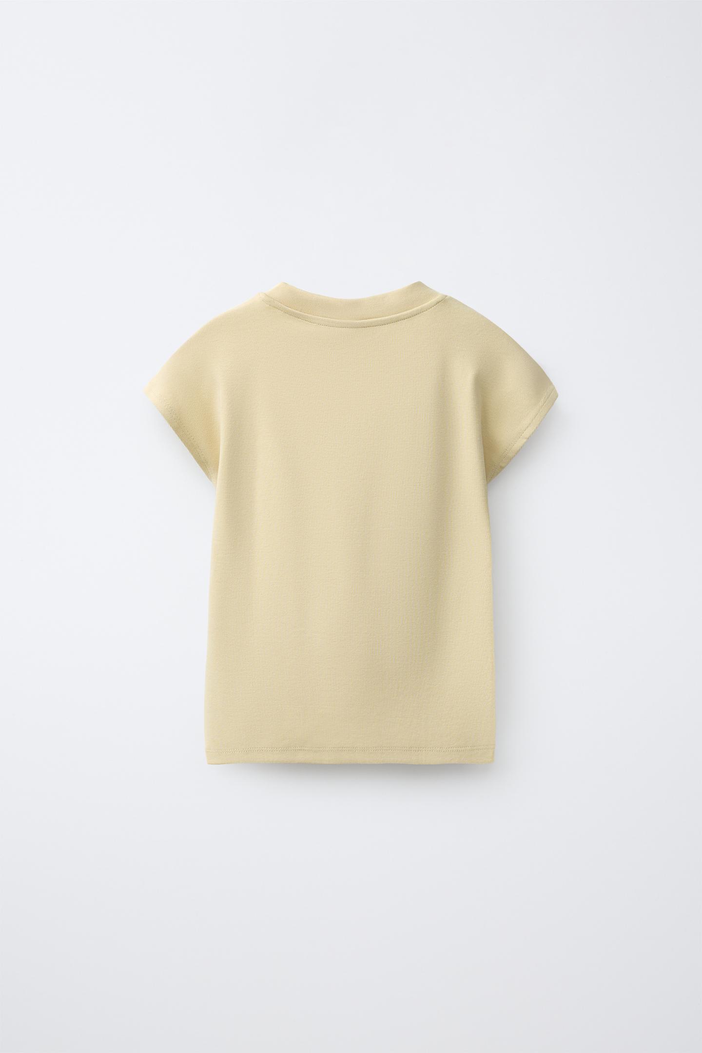 Детские футболки Zara Three-Pack OF Basic T-SHIRTS, цвет: Various — фото 3