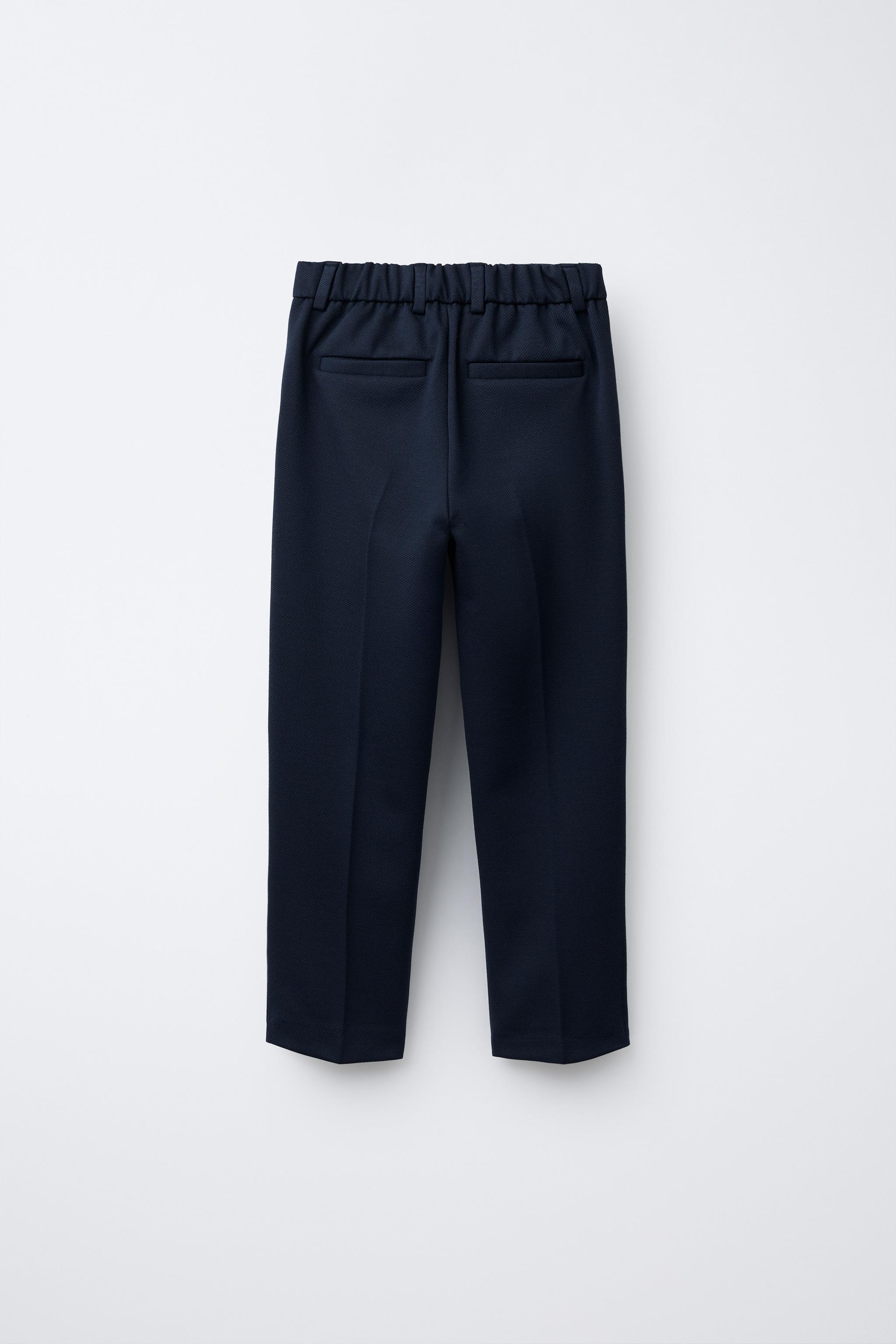 COMFORT SUIT PANTS - Navy blue | ZARA United States