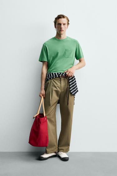 AARON LEVINE X ZARA ポケットTシャツグリーン0ZaraのAARON LEVINE X ZARA ポケットTシャツ - グリーン - 画像 0