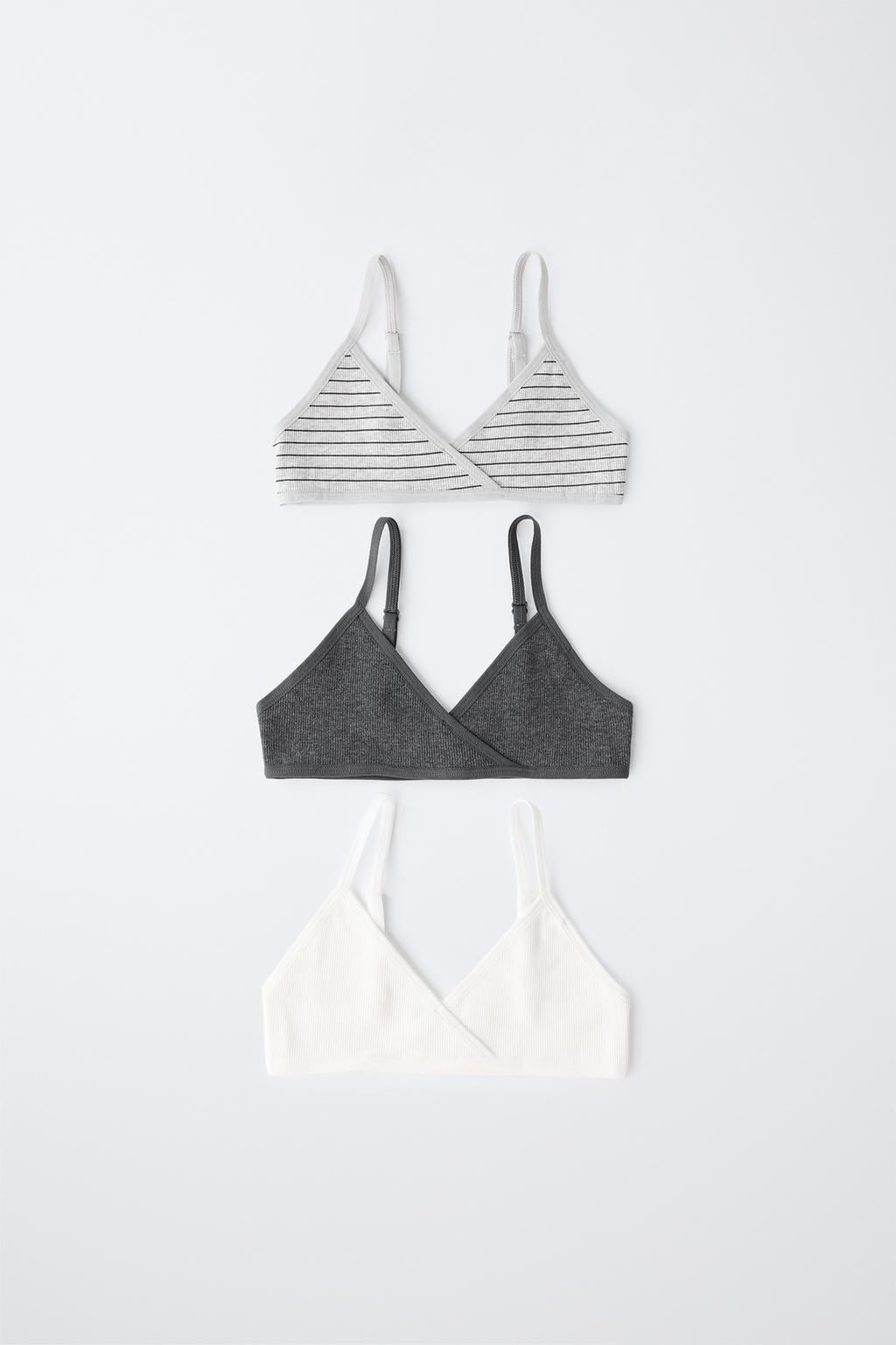 8-14 YEARS/ 3-PACK OF RIBBED TOPS