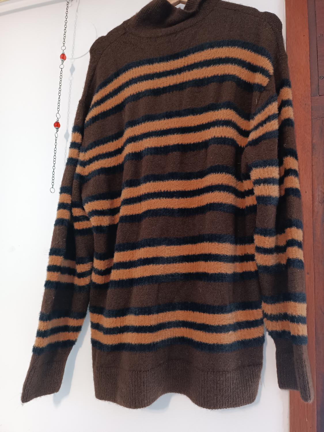 STRIPED KNIT POLO SHIRT - Image 2