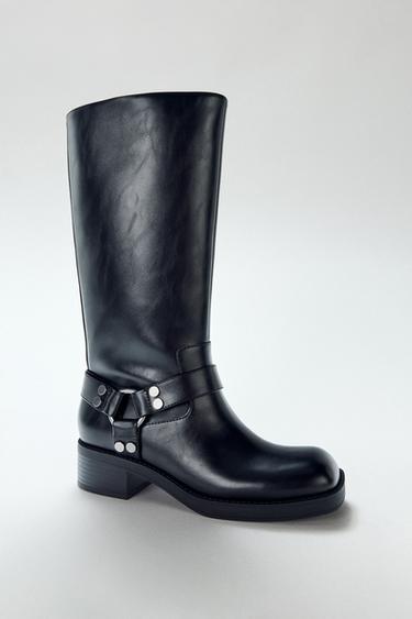 BOTA BIKER - Negro de Zara