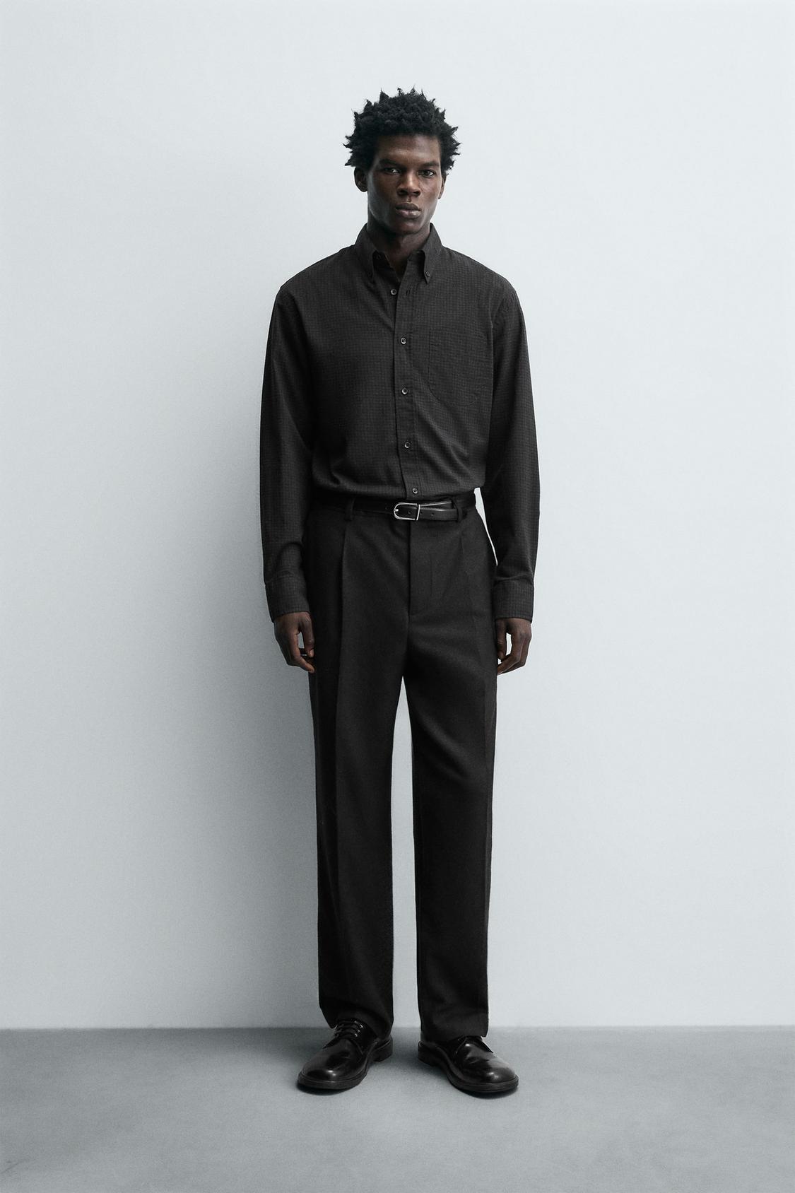 РУБАШКА В КЛЕТКУ СВОБОДНОГО КРОЯ ОТ ZARA, ВЫПУЩЕННАЯ ОГРАНИЧЕННЫМ ТИРАЖОМ