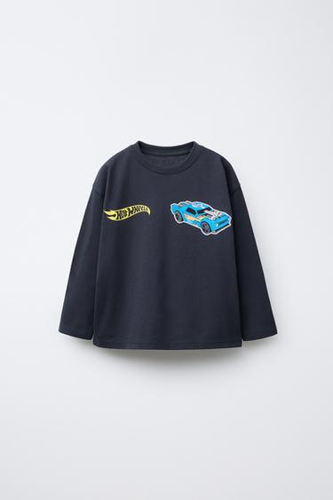 CAMISETA ESTAMPADA HOT WHEELS ™ MATTEL - Cinza-antracito da Zara