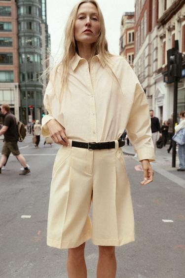 SHORT PINCE CEINTURE - Bis de Zara - Image 2
