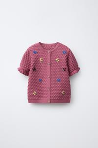 Veste Matelassée Rose Pâle Zara Bébé Fille - Taille 3 à 6 Mois, Très Bon état