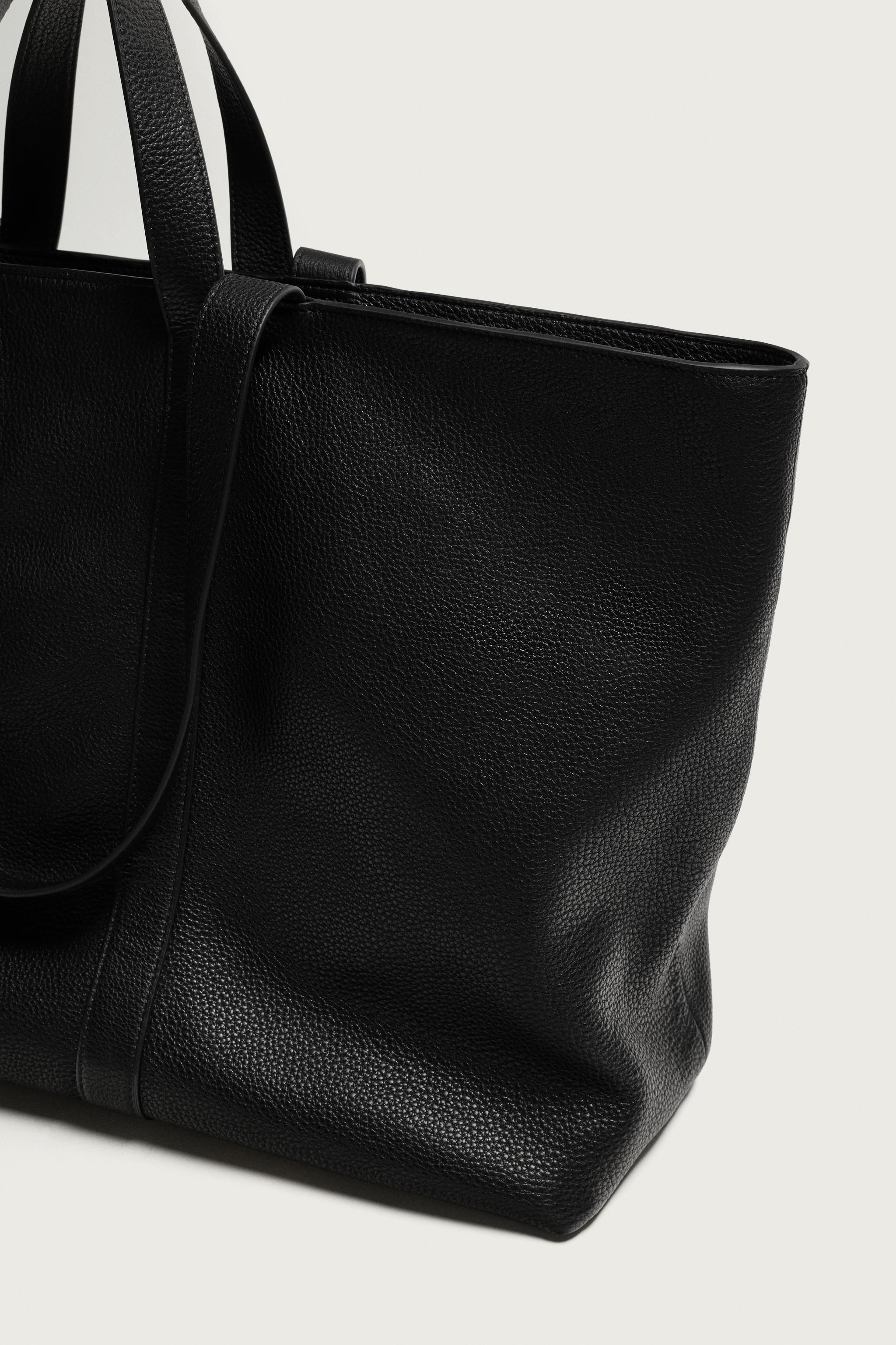 LEATHER SHOPPER BAG