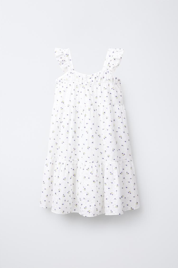 FLORAL EMBROIDERED DRESS