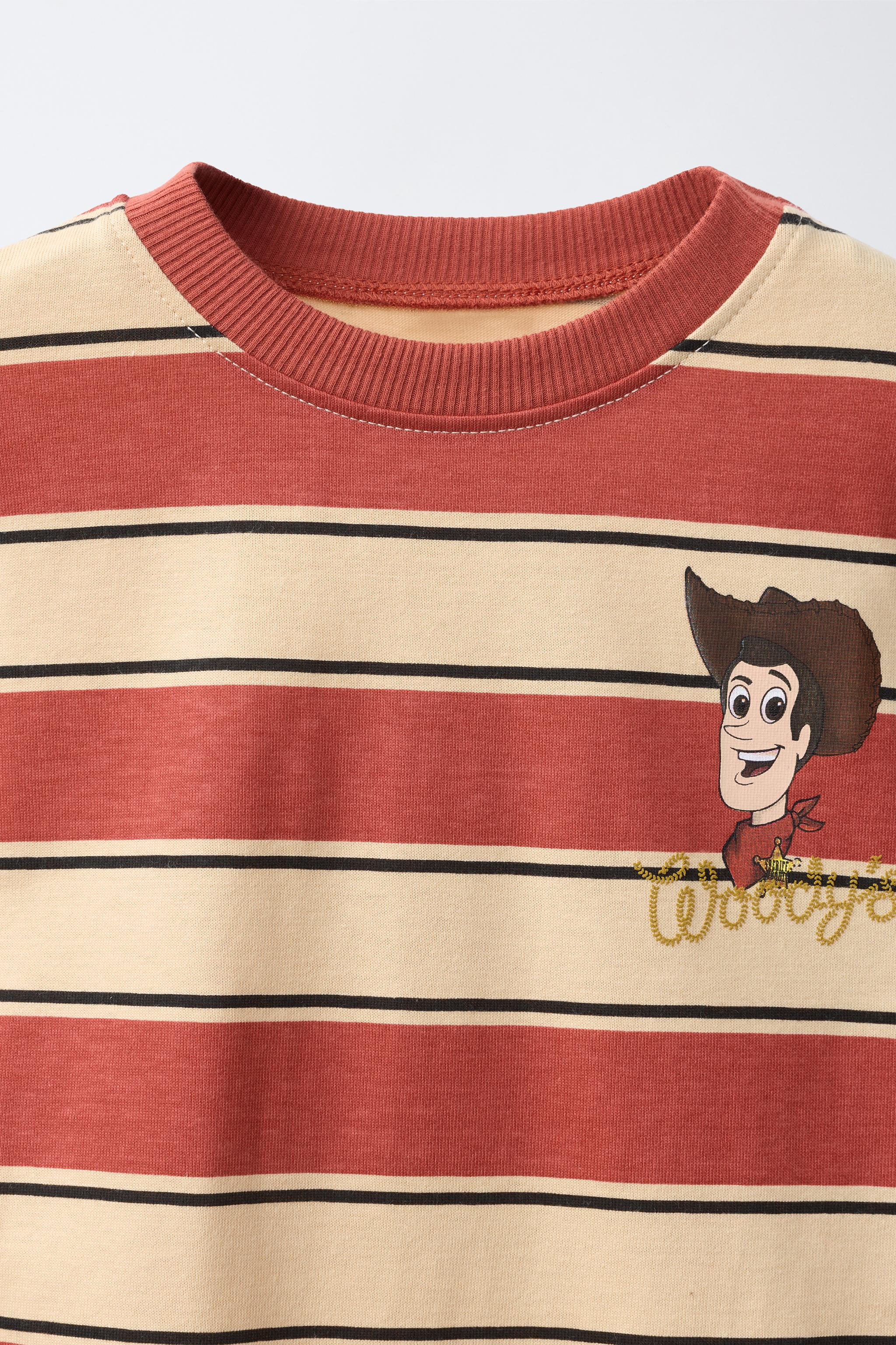 WOODY TOY STORY © DISNEY PIXAR STRIPED T-SHIRT