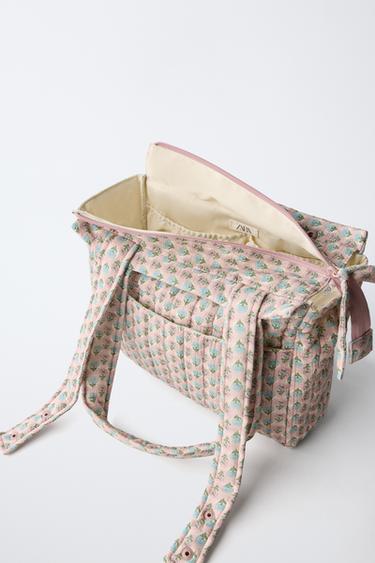 SAC DE MATERNITÉ À FLEURS - Rose de Zara - Image 4