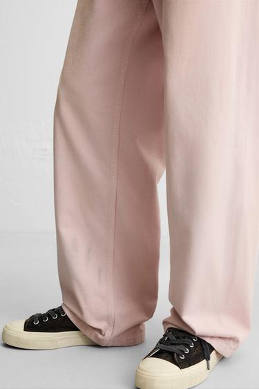 JEAN BAGGY FIT EFFET VINTAGE - Rose de Zara - Image 6