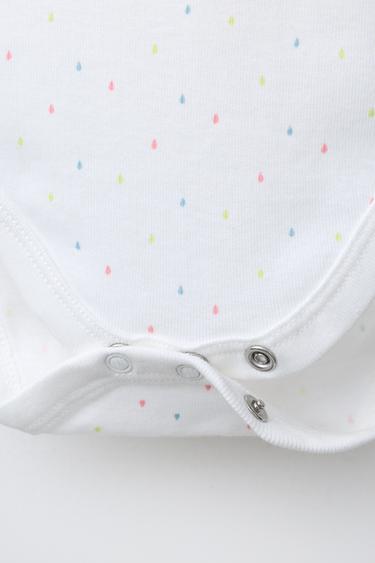 5-PACK OF DROPS AND STRIPES BODYSUITS - Multicoloured by Zara - Image 3