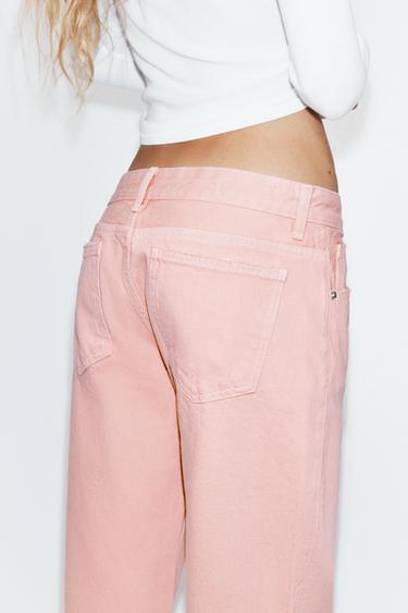JEAN TRF LOOSE FOLDED TAILLE BASSE - Rose de Zara - Image 6