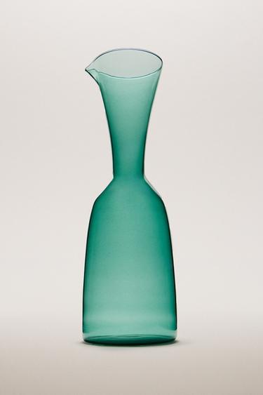 COLOURED BOROSILICATE JUG X COLLAGERIE - Green by Zara - Image 5