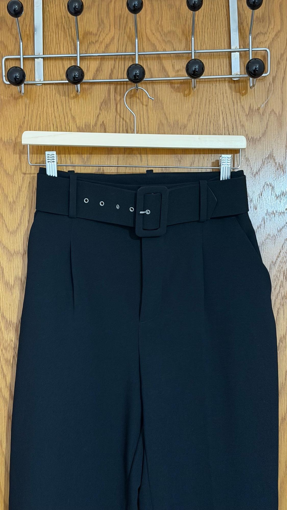 TROUSERS WITH LINED BELT - Image 3