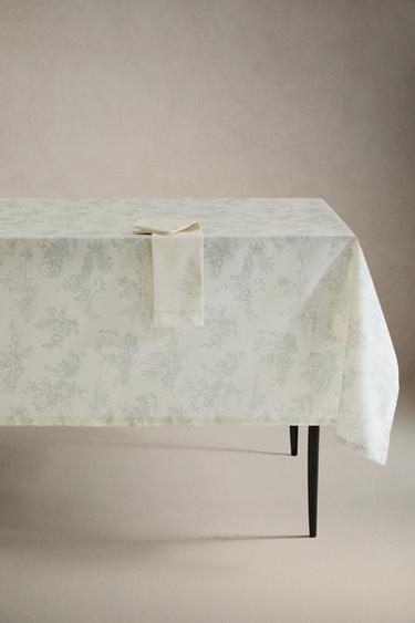 NAPPE COTON TOILE - Verdâtre de Zara - Image 0