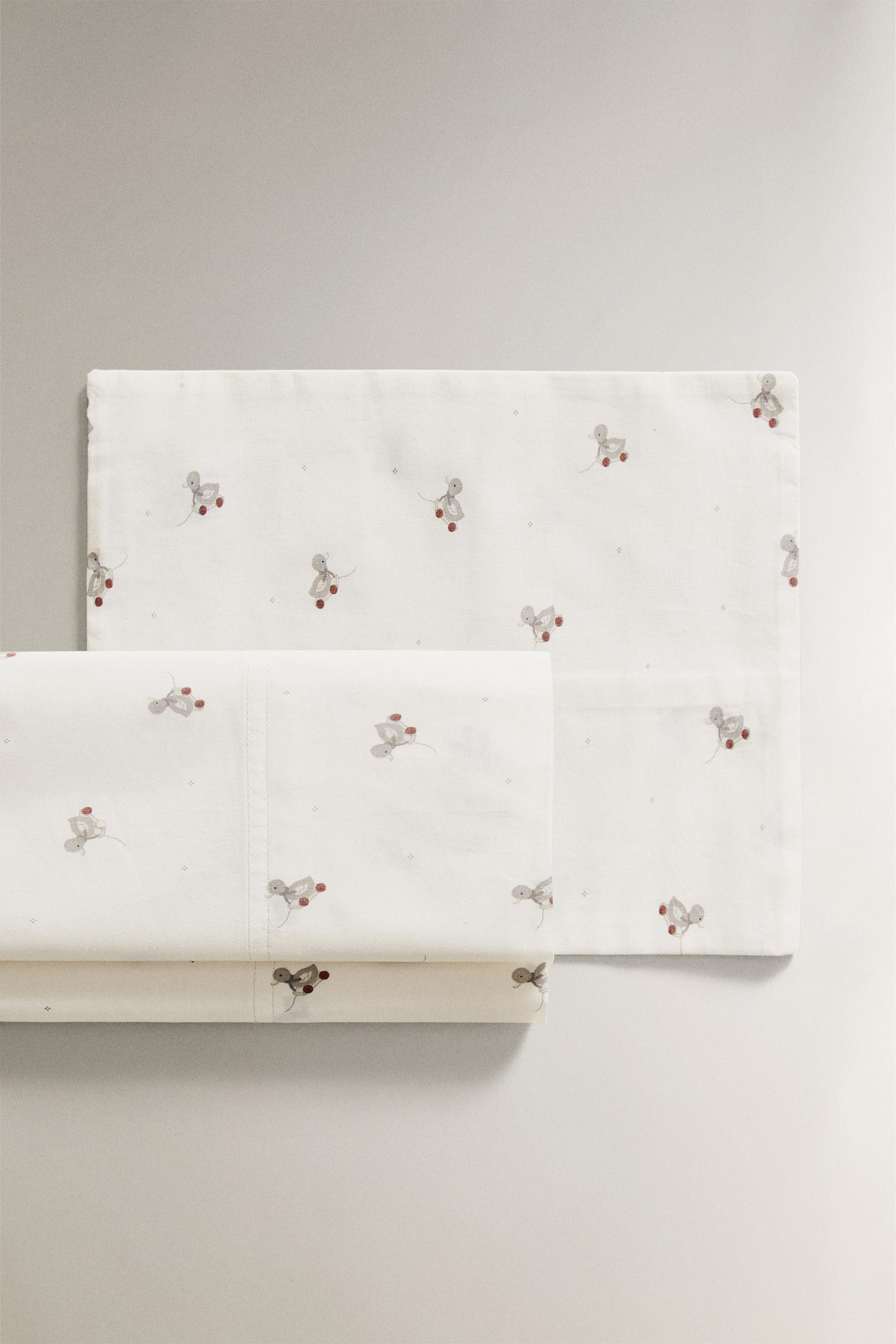 Parure De Lit Bébé Polaire Corail - Drap-housse, Drap Dessus, Taie D'oreiller 50x80 Cm, étoiles Et Lunes, Gris/blanc