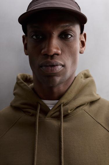 WASHED TRAINING HOODIE - Green by Zara