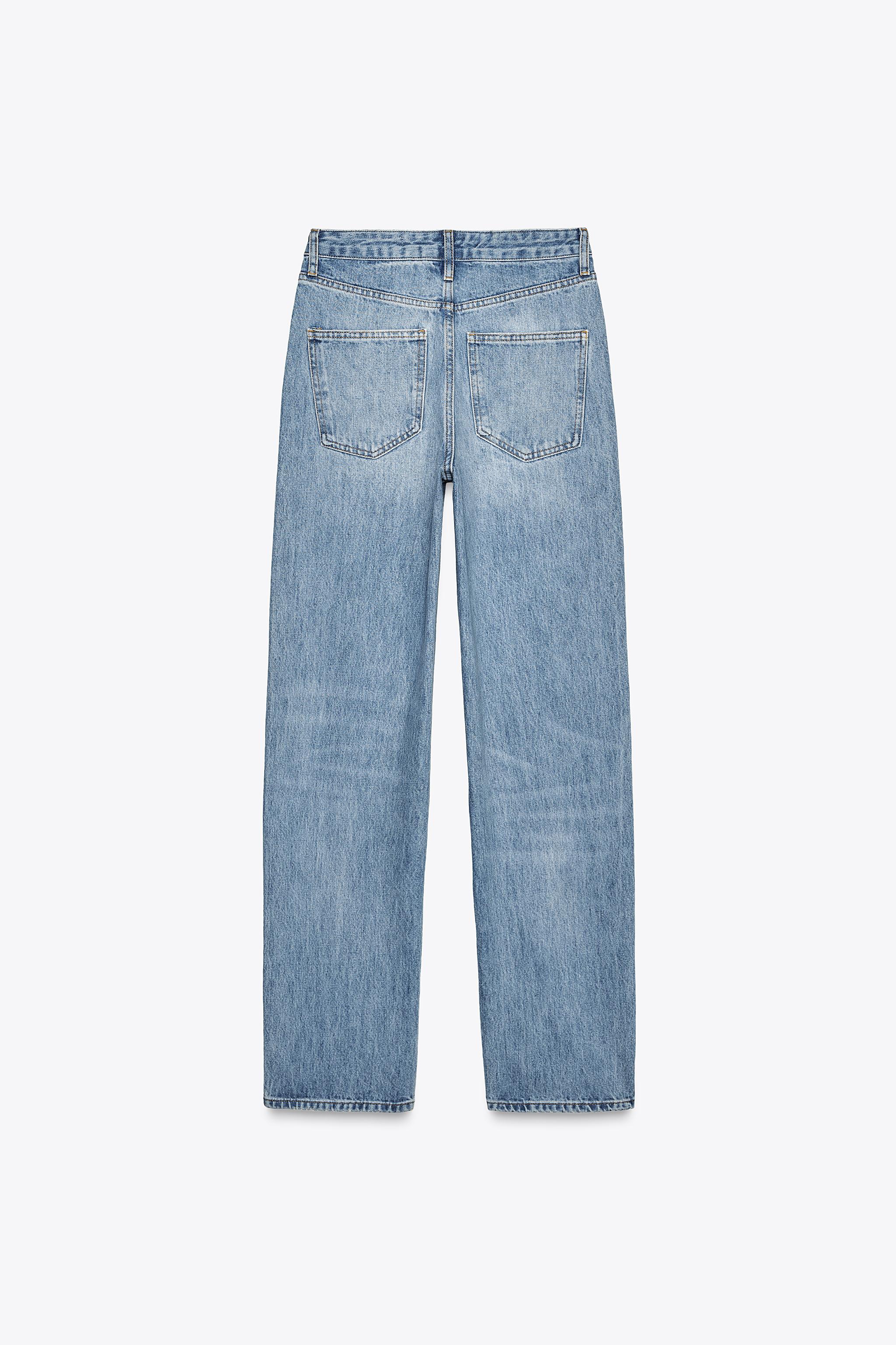 【ZARA】ZW COLLECTIONストレートレッグハイライズ FULL LENGTH ZW COLLECTIONストレートレッグハイライズ FULL LENGTH デニム